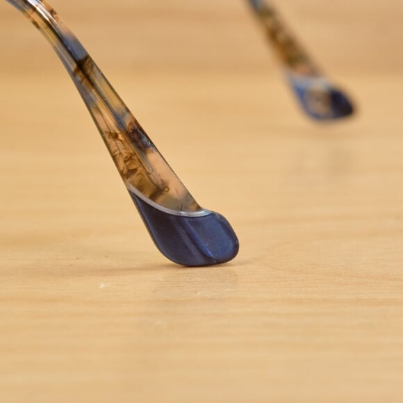 Etnia Barcelona Glasses Frame Vesoul 2GDBL, Light Cat Eye Gold Blue, Spain - Picture 6 of 12